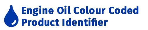Blue Engine Oil Colour Coded Product Identifier
