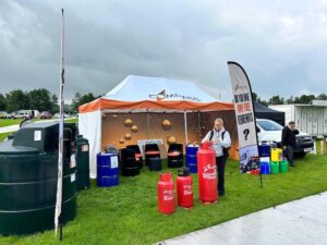 Opus lubricants and Compass Fuel Oils stand at Royal Lancashire Show