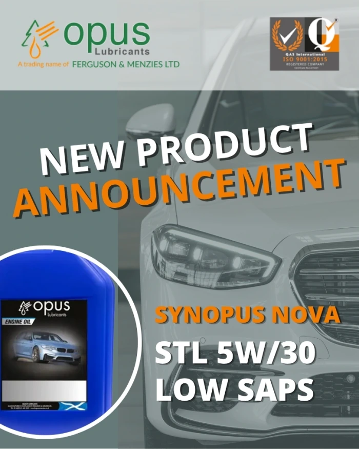 New Synopus 5W/30 Low SAPS Engine Oil: The Right Protection